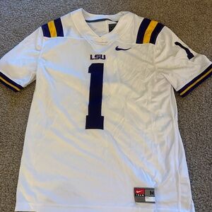 White LSU football jersey (Size M)